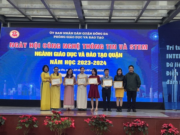 🖥⌨️TRƯỜNG MN HOẠ MY THAM GIA NGÀY HỘI CNTT VÀ STEM CẤP QUẬN NĂM HỌC 2023-2024 📀💽 