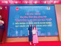 toa dam “quan dong da voi binh dan hoc vu” va bieu duong don vi dat chuan van hoa - truong mam non hoa my
