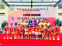 HỘI THI BÉ KHOẺ - BÉ NGOAN NĂM HỌC 2024- 2025 TRƯỜNG MN HOẠ MY